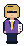 Pixel lawyer in shades holding a contract